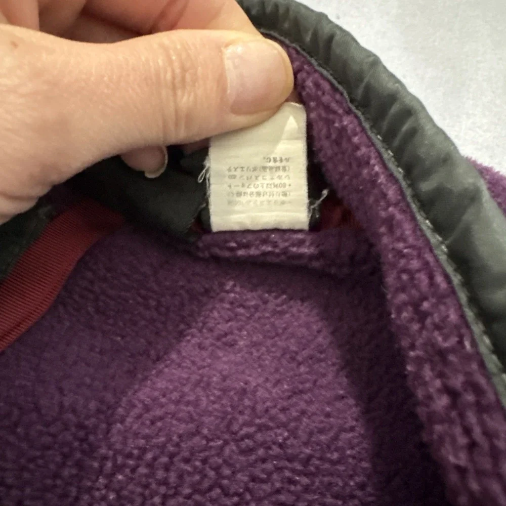 Vintage Patagonia Synchilla Snap-T Purple Green Fleece Pullover Men's S